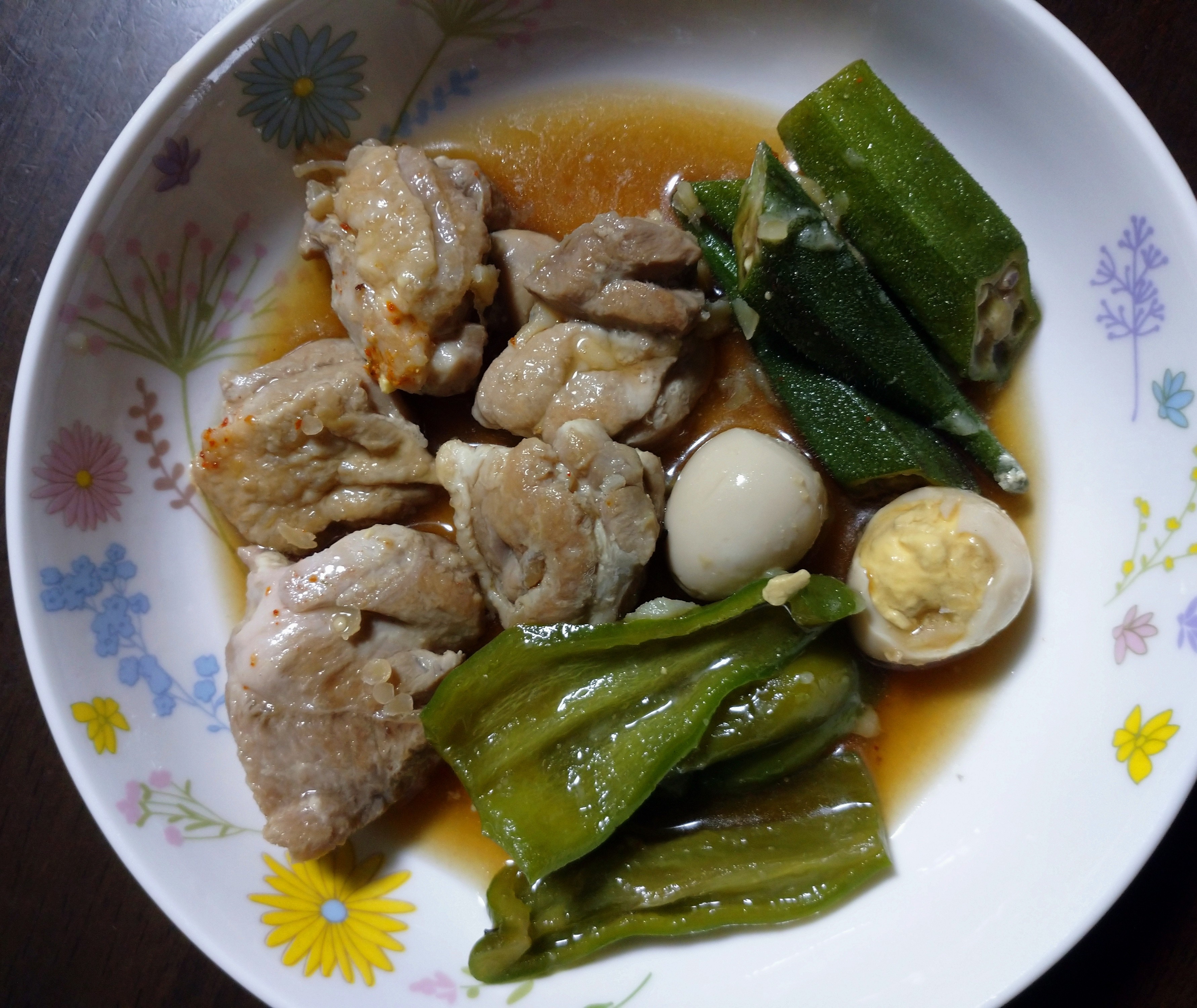 野菜と鶏の焼き浸し