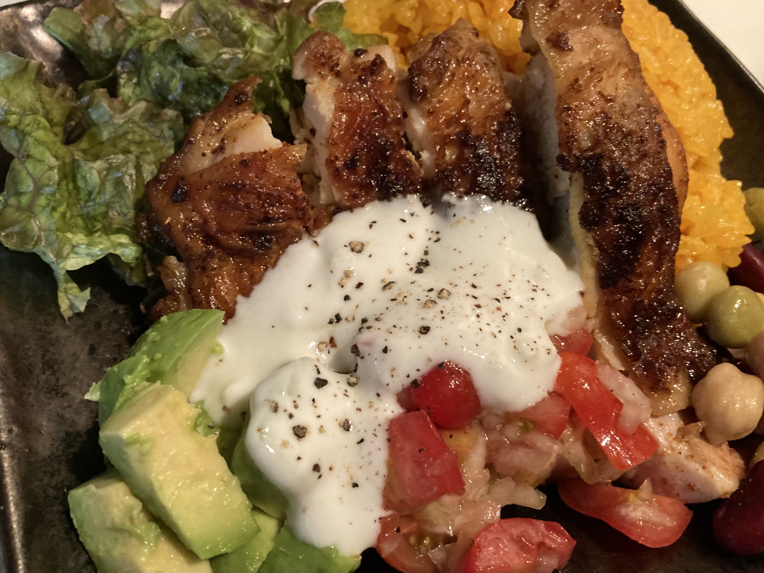 ターメリック多古ライスのブリトーボウル